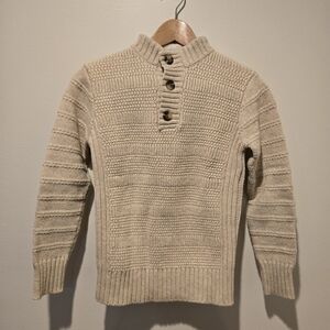 Cat & Jack Beige Mock Neck Sweater